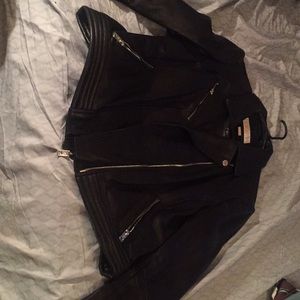 Mk leather jacket large